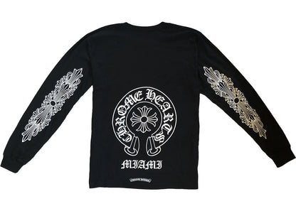 chrome hearts miami exclusive l/s t-shirt black