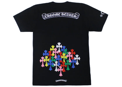 chrome hearts multi color cross t-shirt black