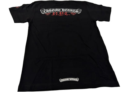 chrome hearts nyc exclusive t-shirt black/red