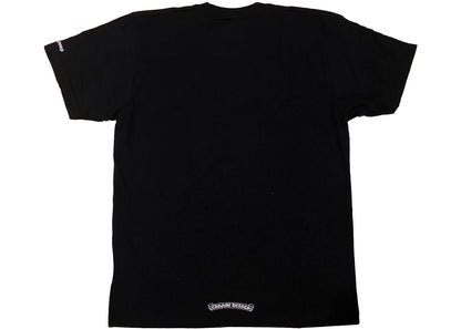 chrome hearts neck logo ("fuck you" sleeve) t-shirt black