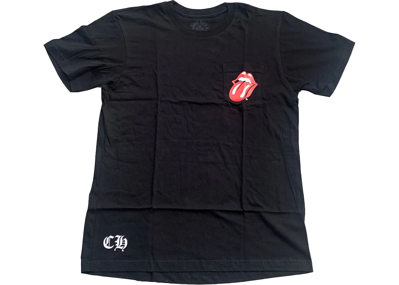 chrome hearts rolling stones t-shirt black