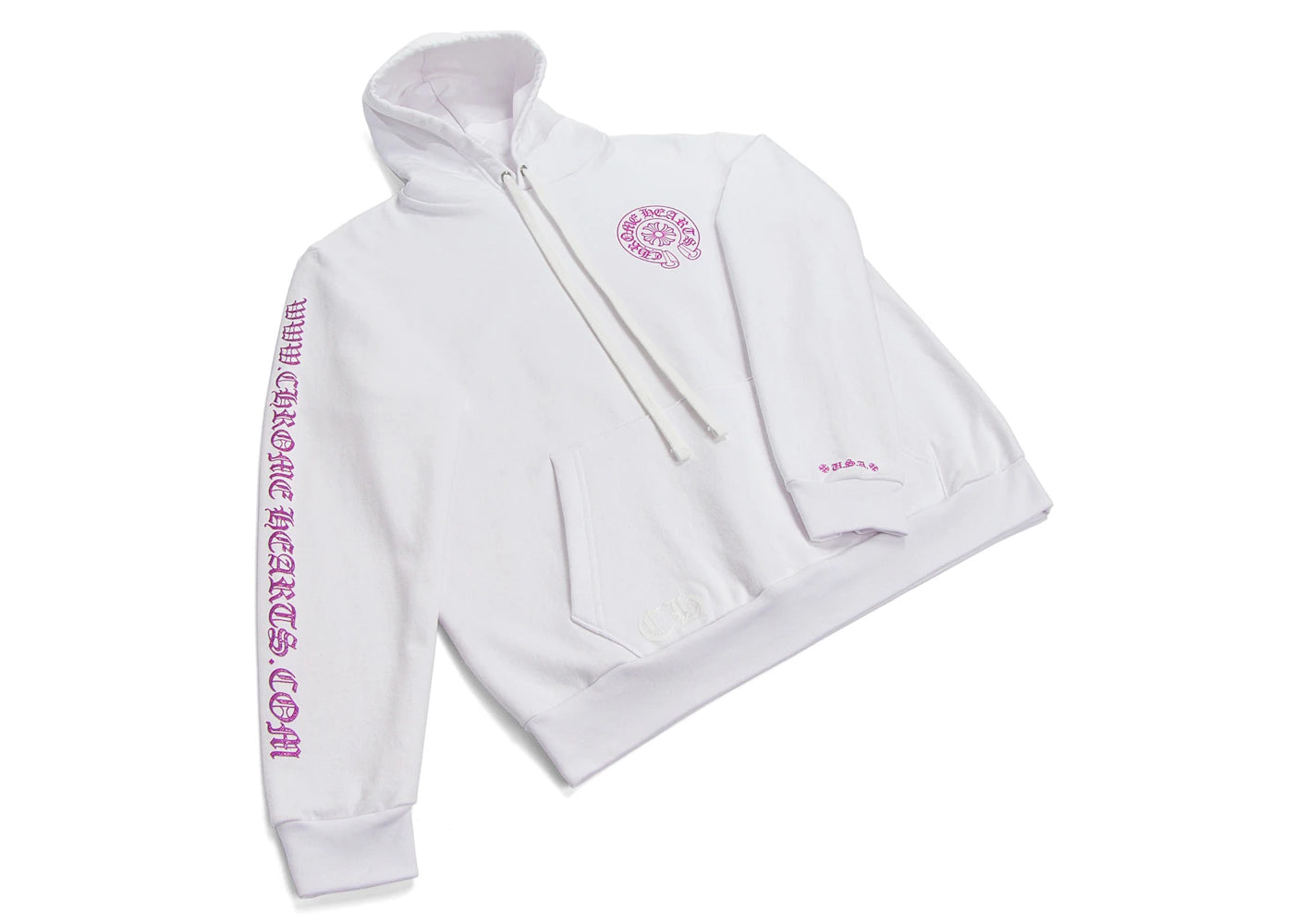 chrome hearts www.chromehearts.com hoodie purple glitter