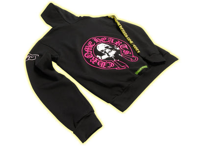 chrome hearts .com foti hoodie black