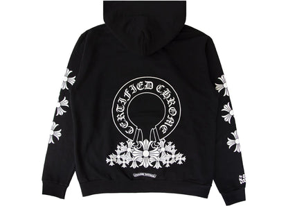chrome hearts x drake certified lover boy hoodie black (miami exclusive)