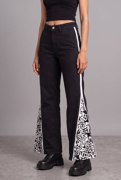 DAY TO NIGHT DENIM BLACK WOMEN'S PANT [50/50 LIMITED EDITION]