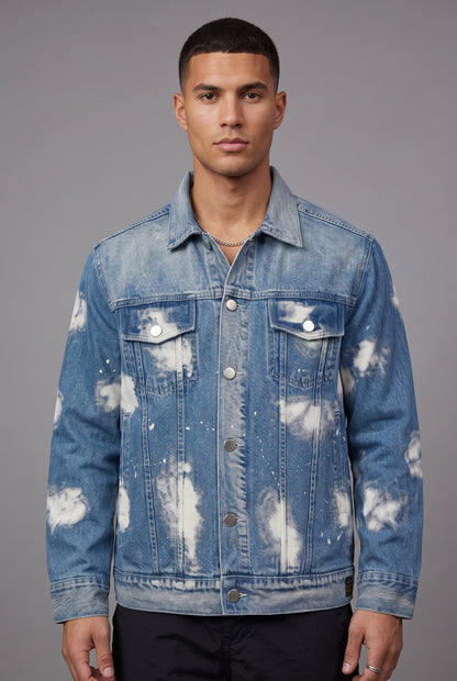 BLUE CLOUD DENIM MEN'S JACKET