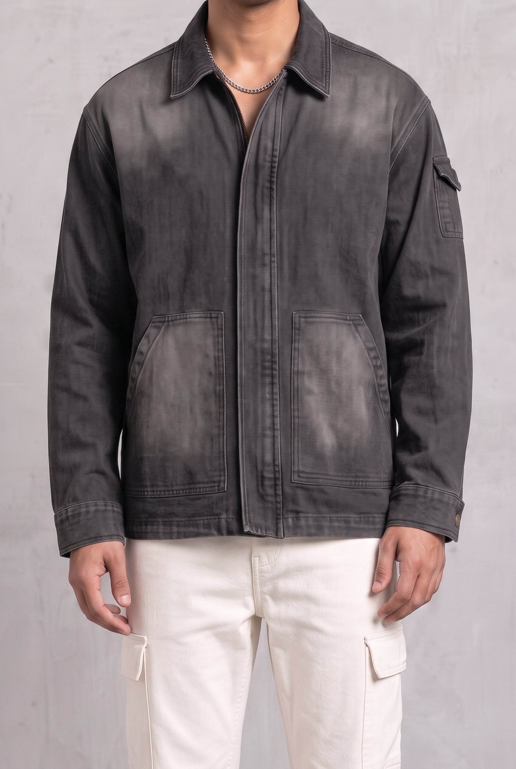 BLACK OG DENIM MEN'S JACKET