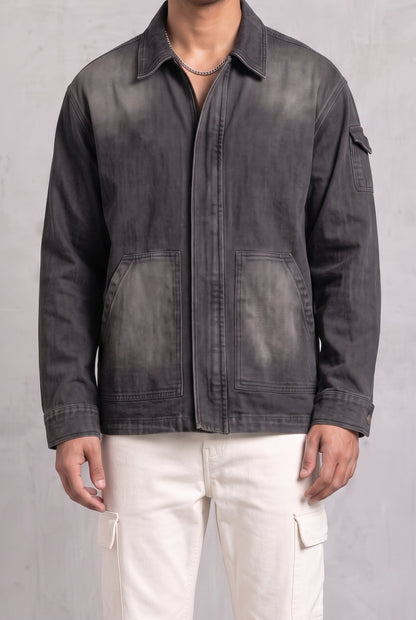 BLACK OG DENIM MEN'S JACKET