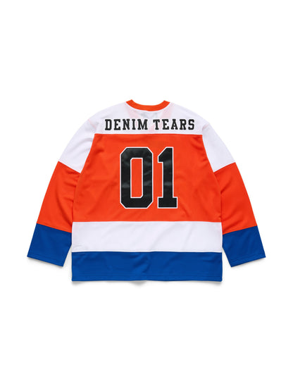 Denim Tears Burning Flag Hockey Jersey