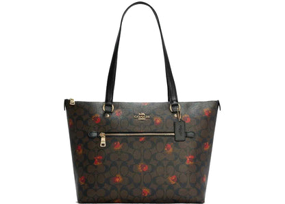 Coach Gallery Tote Bag Poppy Floral
