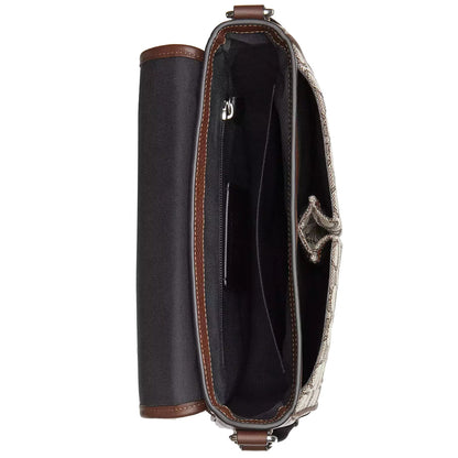 Coach Sprint Map Bag 25 In Signature Jacquard In Oak Maple CE534