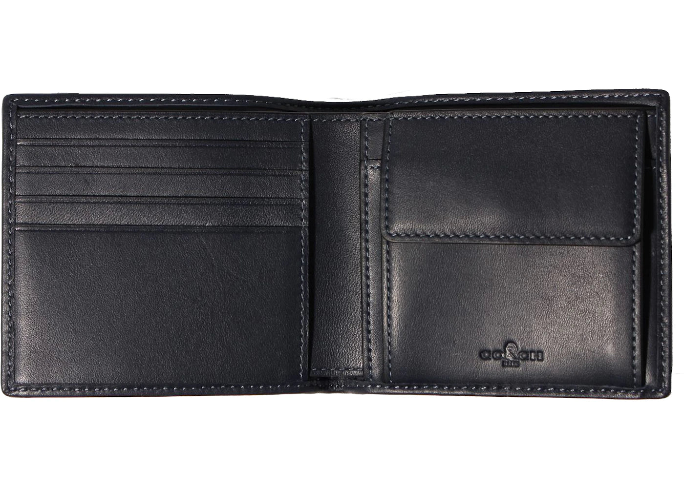 Coach X Bape Coin Wallet Navy