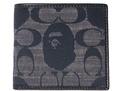 Coach X Bape Coin Wallet Navy