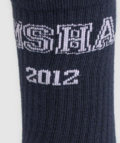 Women's Gymshark Collegiate Crew Socks 3Pk White