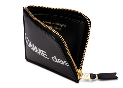 Comme Des Garcons Sa3100Hl Huge Logo Wallet Black