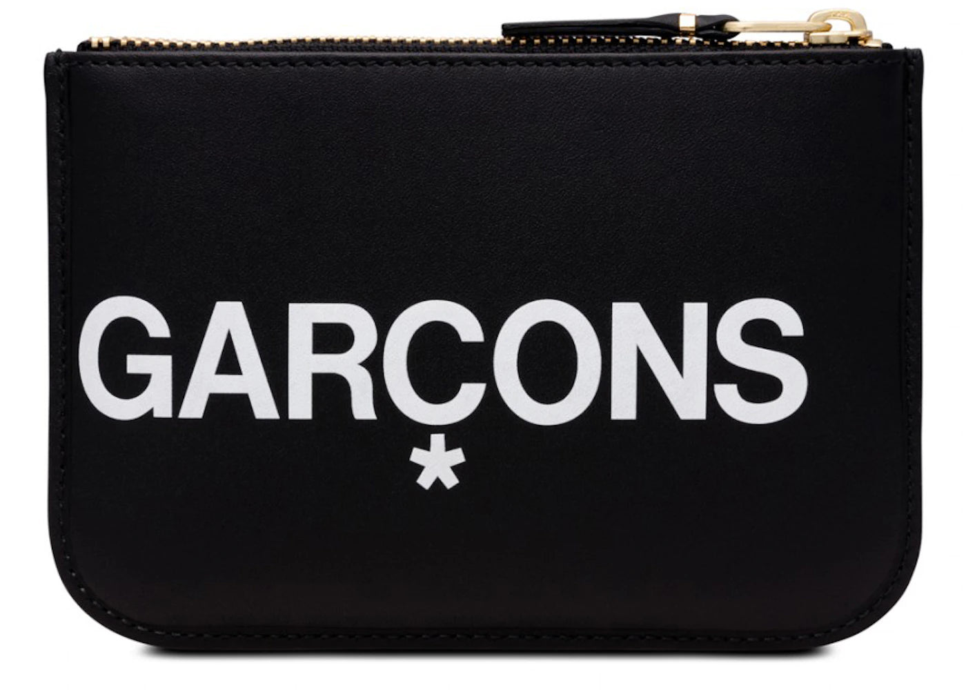 comme des garcons sa8100hl huge logo wallet black 