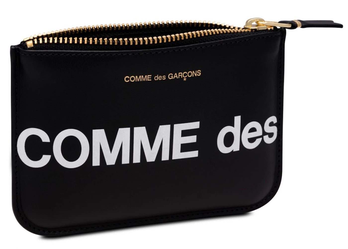comme des garcons sa8100hl huge logo wallet black 