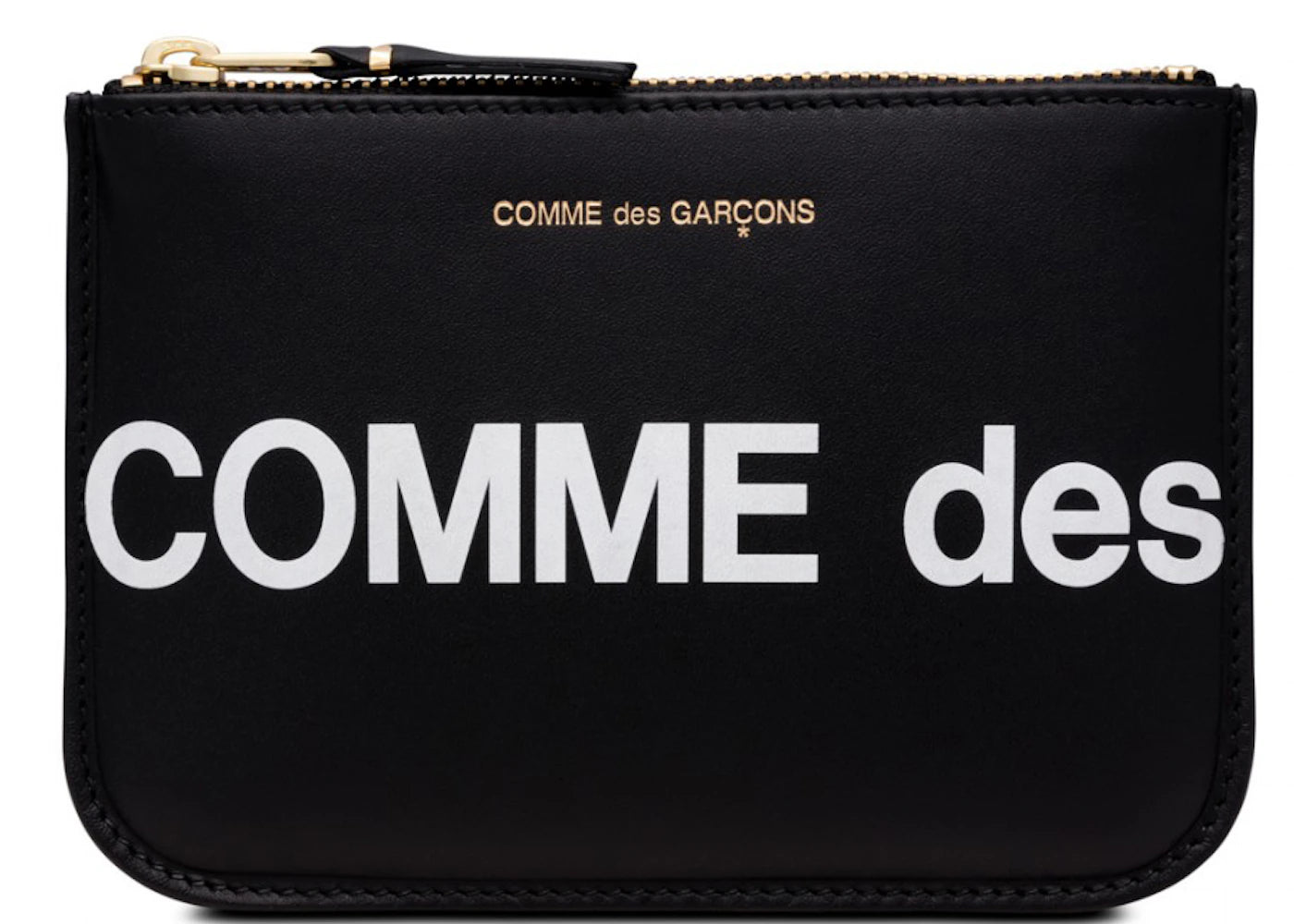 Comme Des Garcons Sa8100Hl Huge Logo Wallet Black