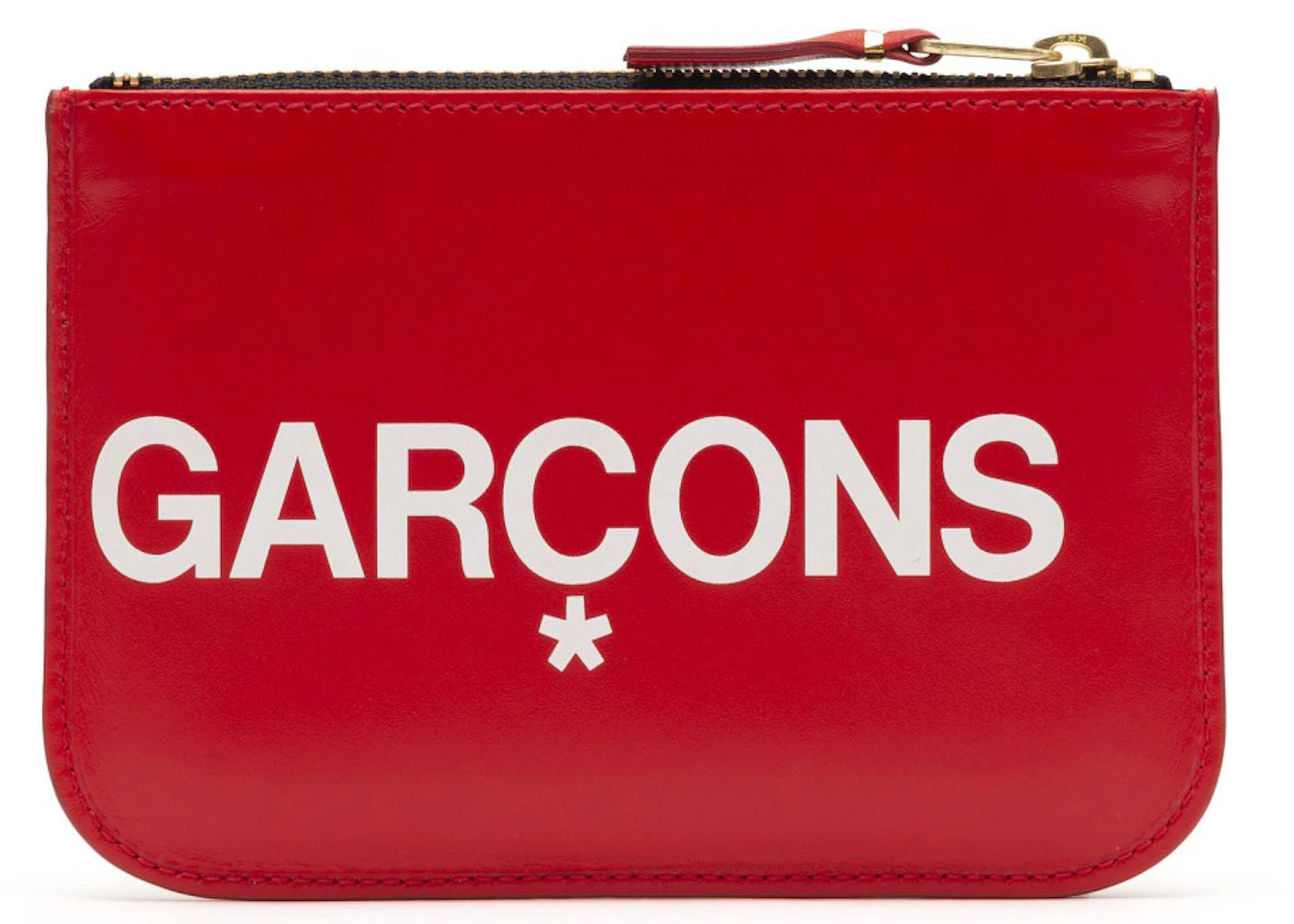 comme des garcons sa8100hl huge logo wallet red 