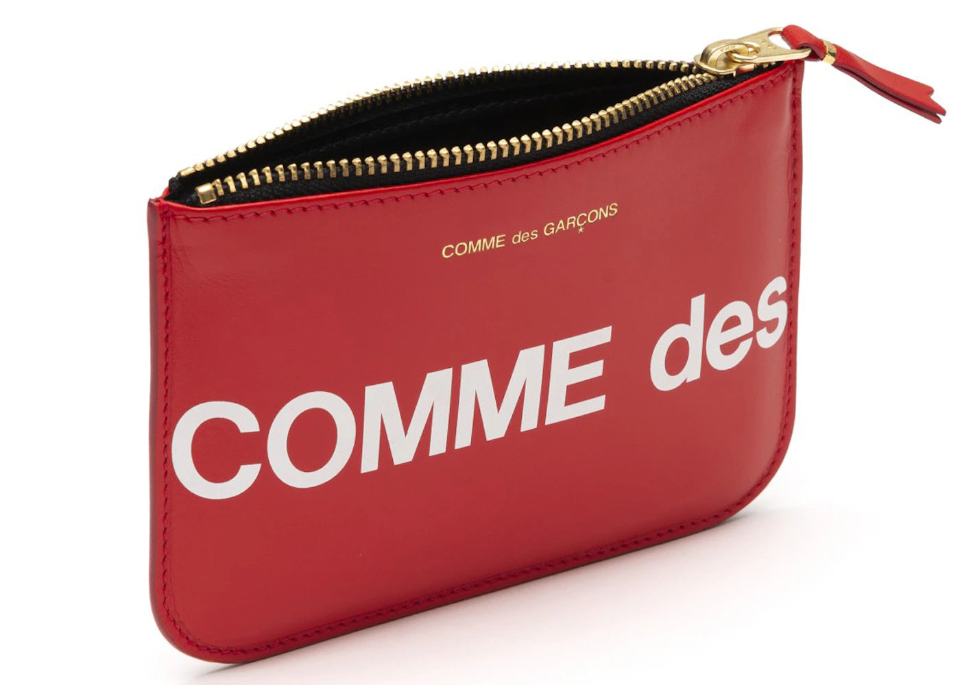 comme des garcons sa8100hl huge logo wallet red 