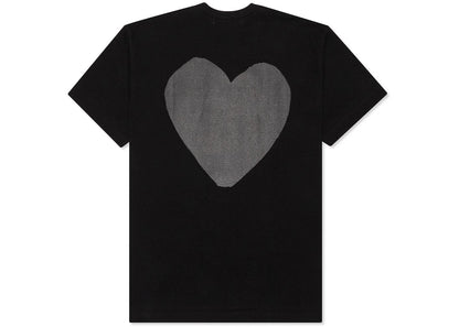 comme des garcons play black heart t-shirt black