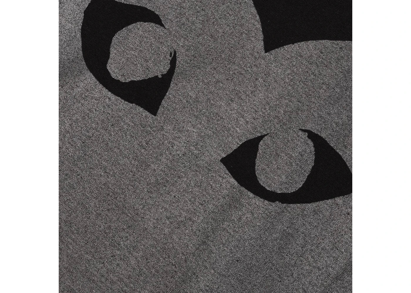 comme des garcons play black heart t-shirt black
