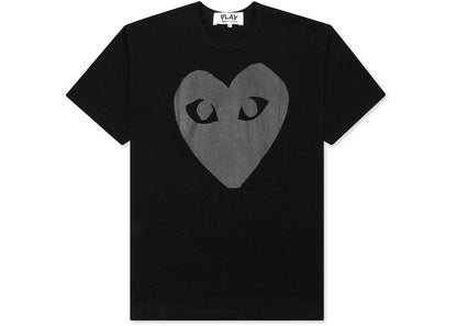 comme des garcons play black heart t-shirt black