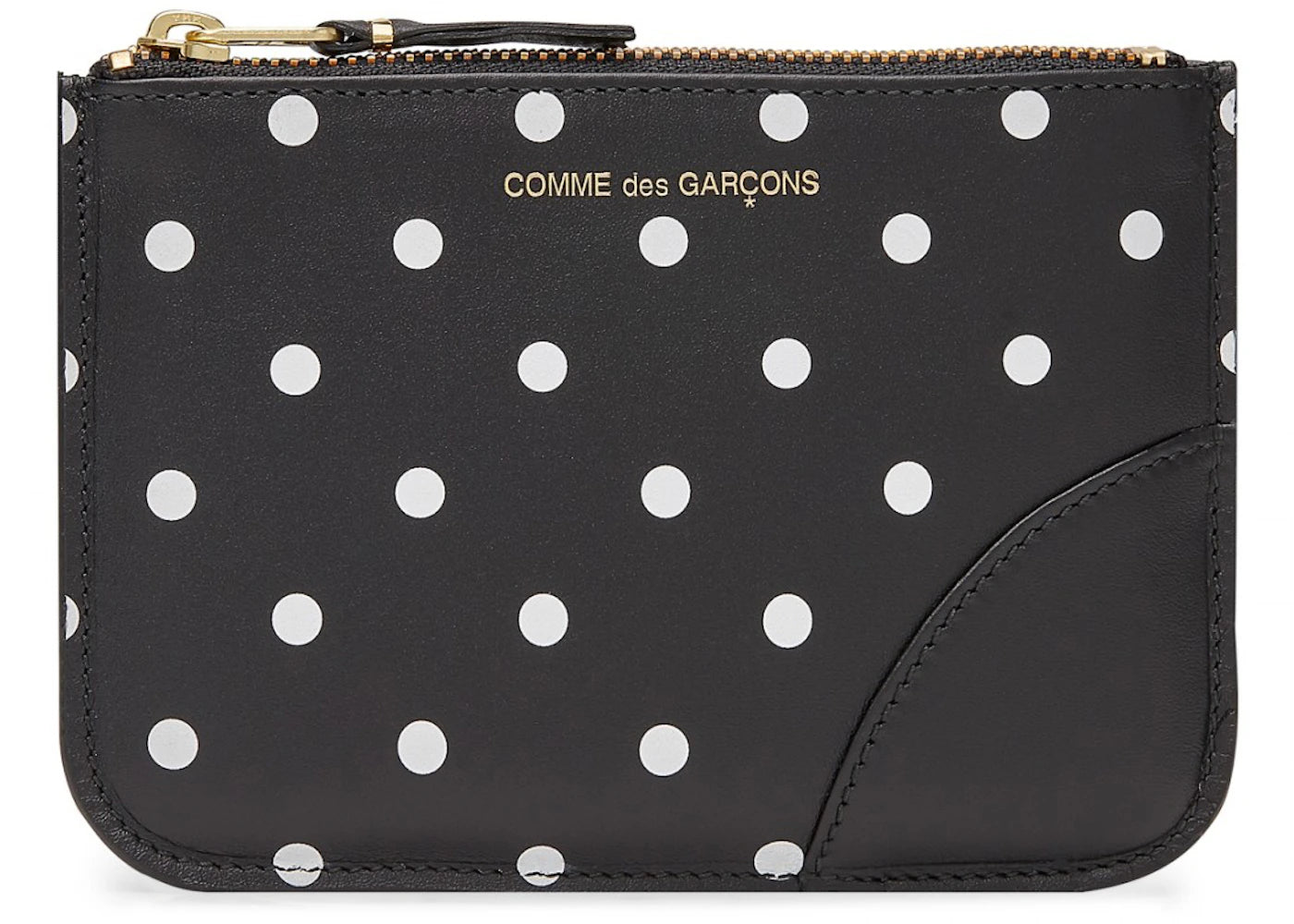 Comme Des Garcons Sa8100Pd Wallet Polka Dots Black