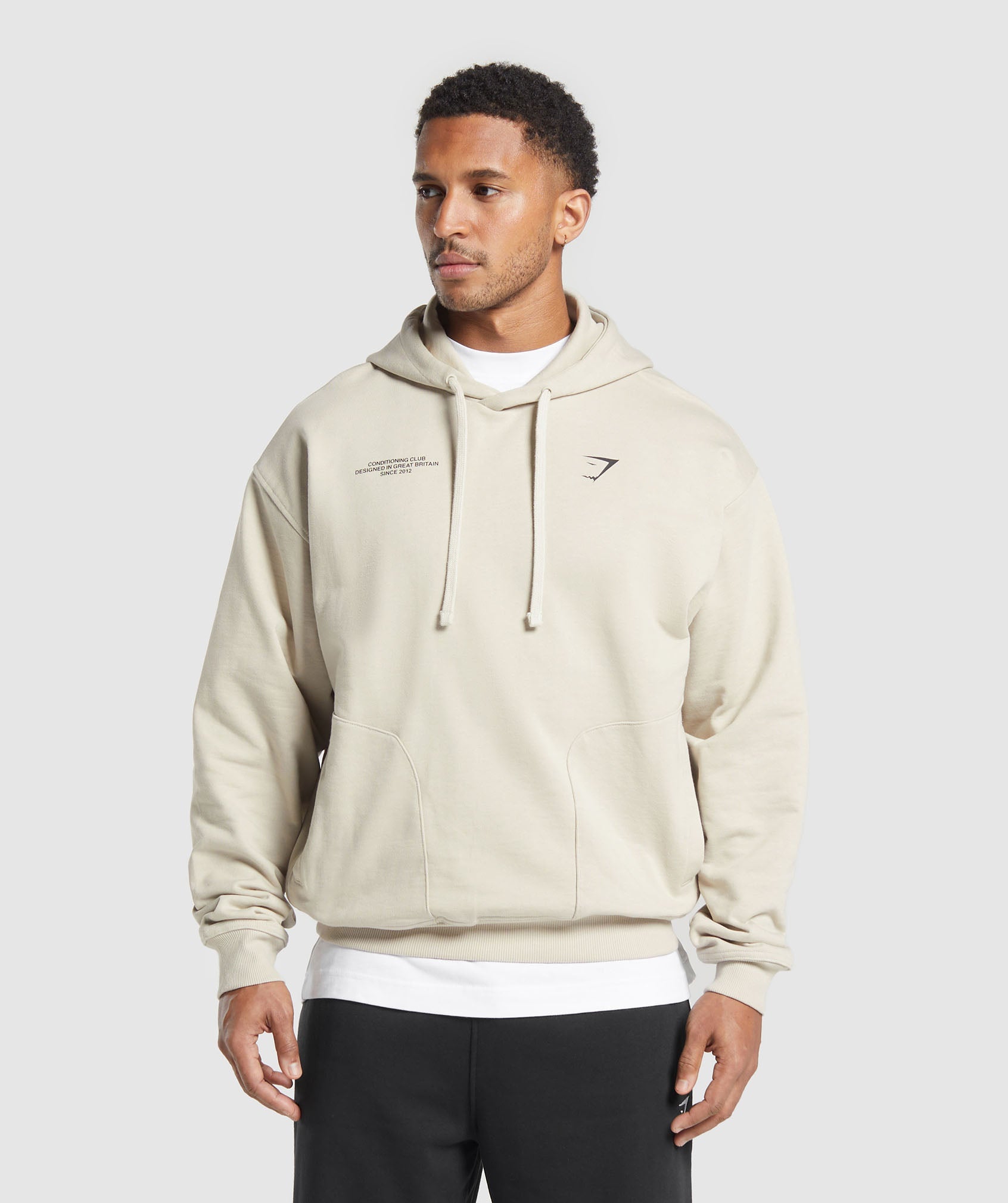 Gymshark Conditioning Club Hoodie Pebble Grey