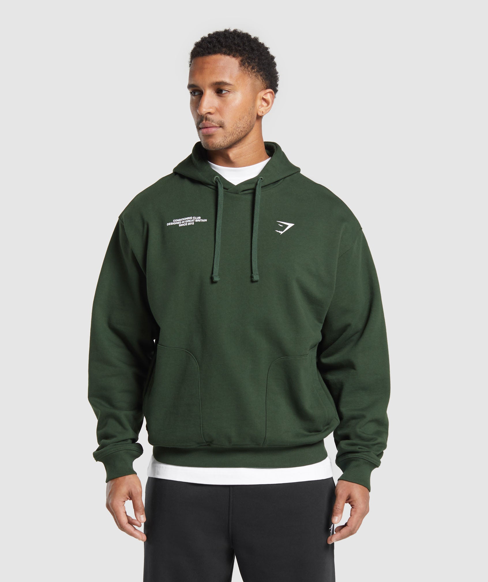Gymshark Conditioning Club Hoodie Trail Green