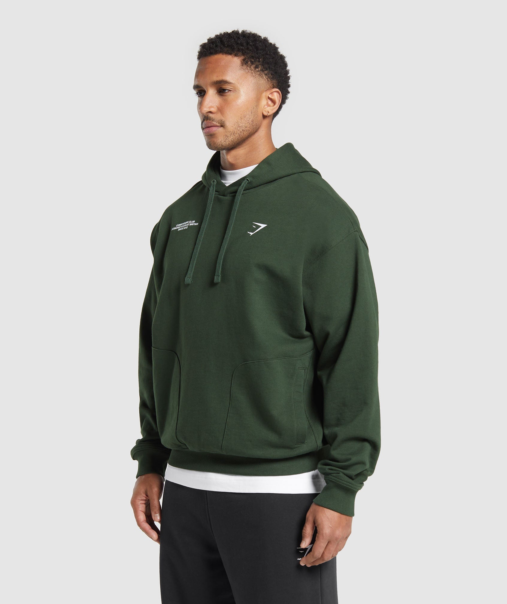Gymshark Conditioning Club Hoodie Trail Green