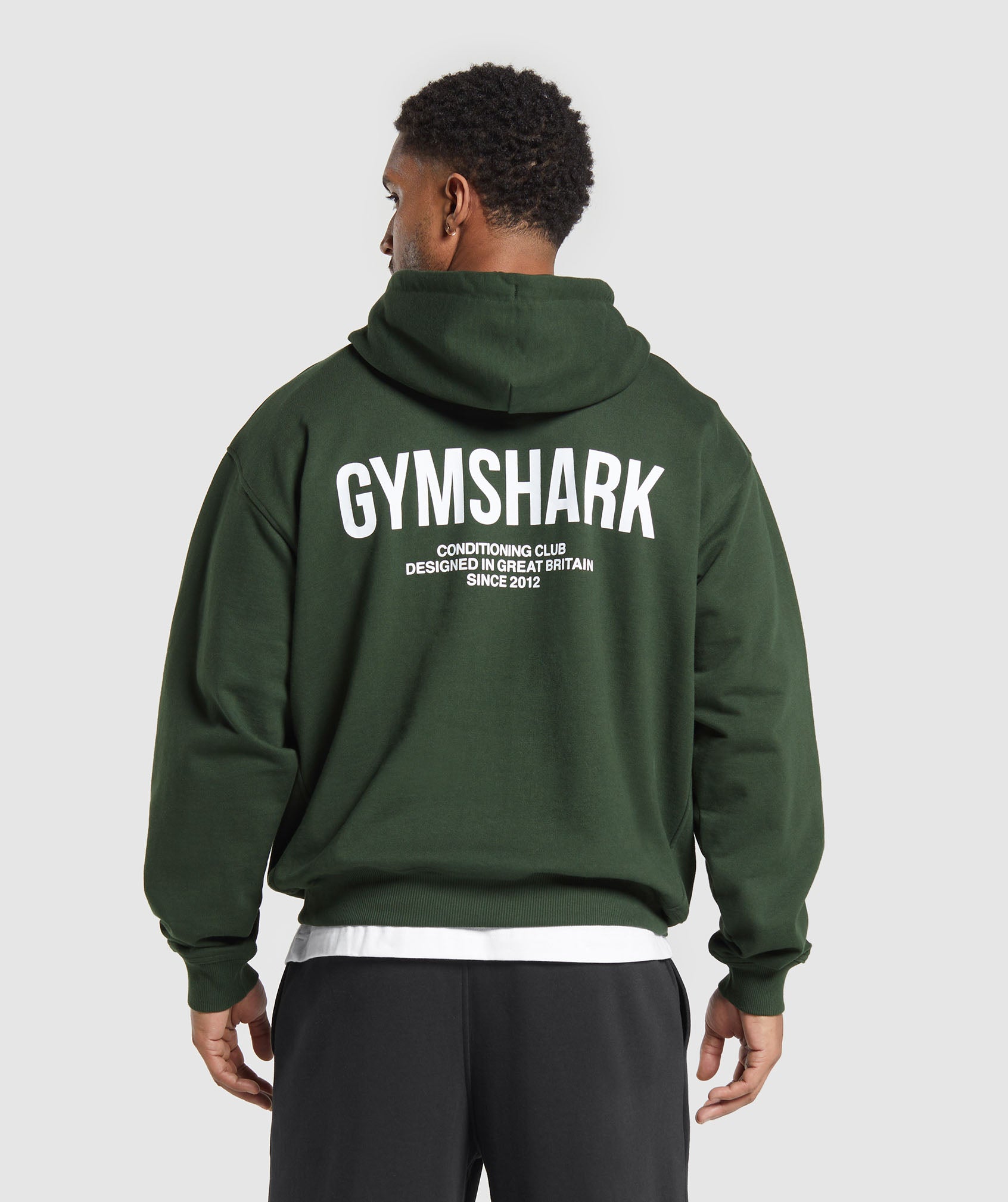 Gymshark Conditioning Club Hoodie Trail Green