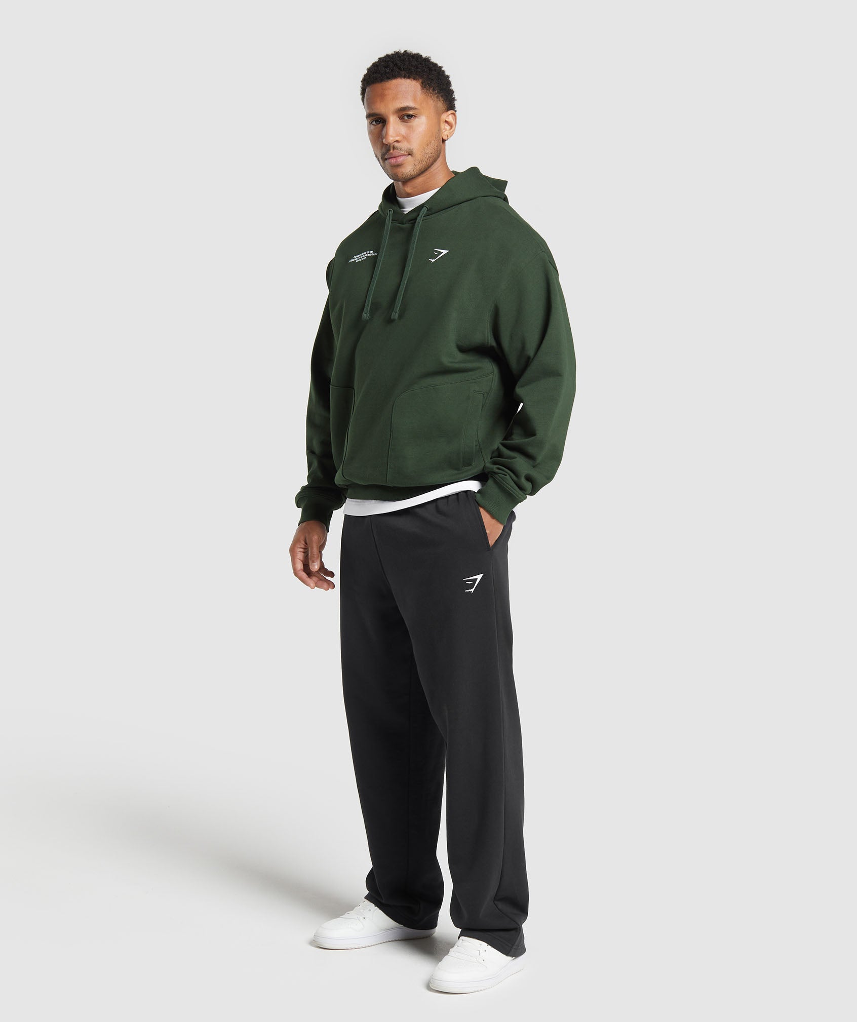 Gymshark Conditioning Club Hoodie Trail Green