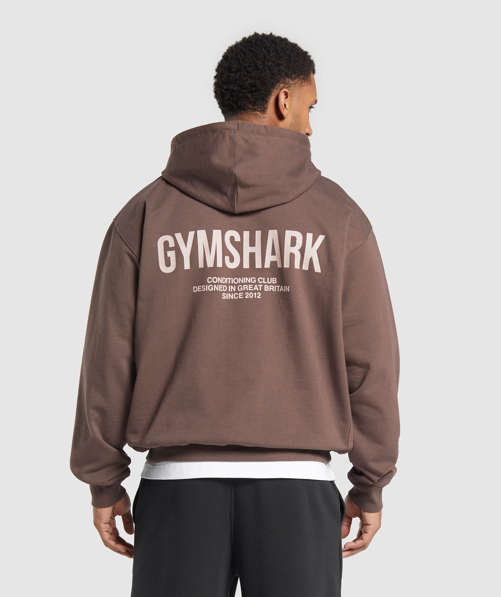 Gymshark Conditioning Club Hoodie Walnut Brown