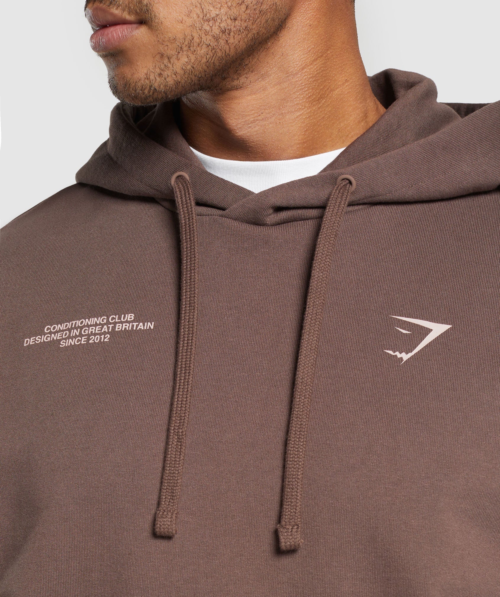 Gymshark Conditioning Club Hoodie Walnut Brown