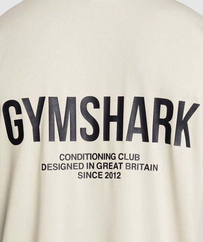 Gymshark Conditioning Club Oversized T-Shirt Pebble Grey