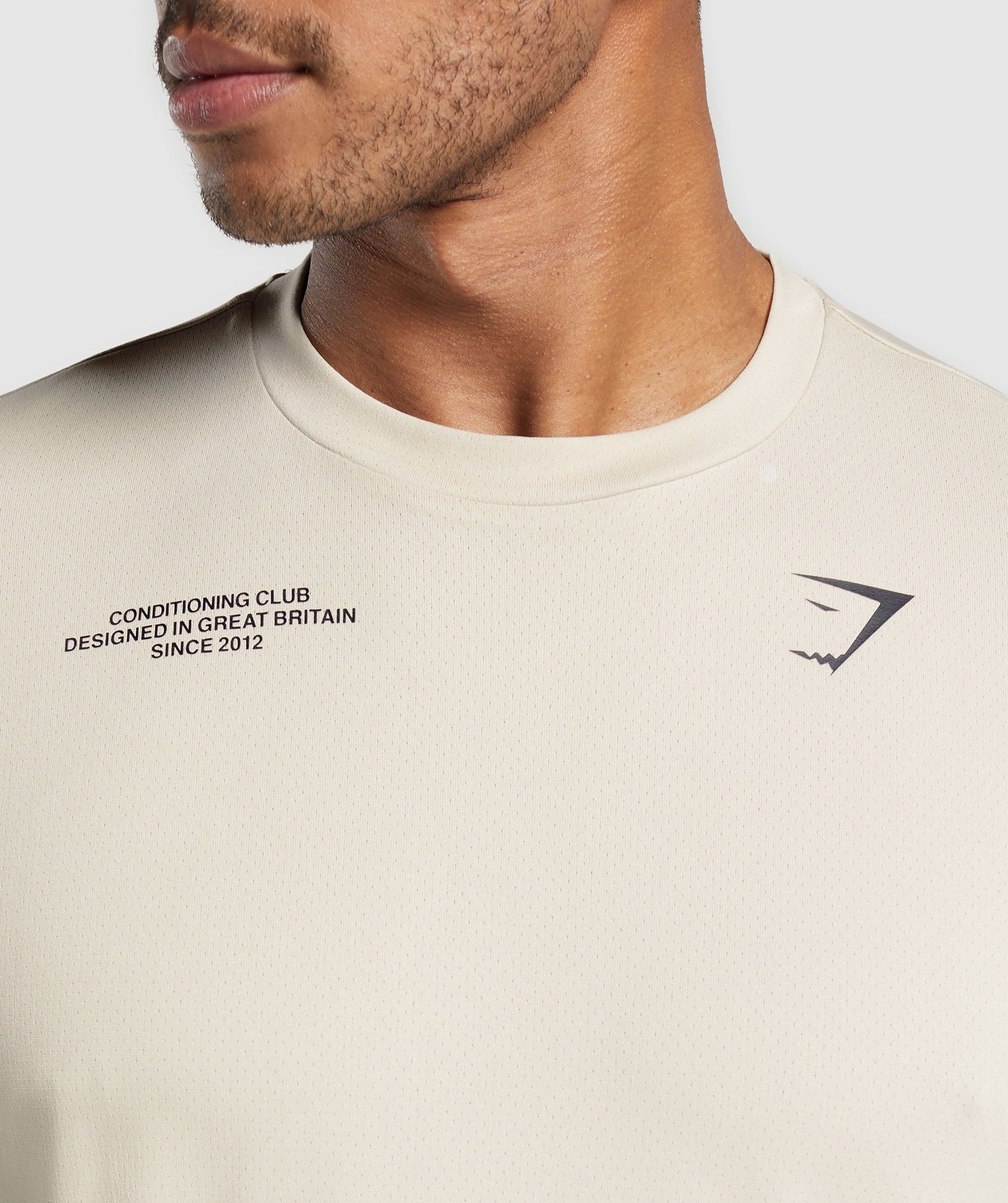 Gymshark Conditioning Club Oversized T-Shirt Pebble Grey