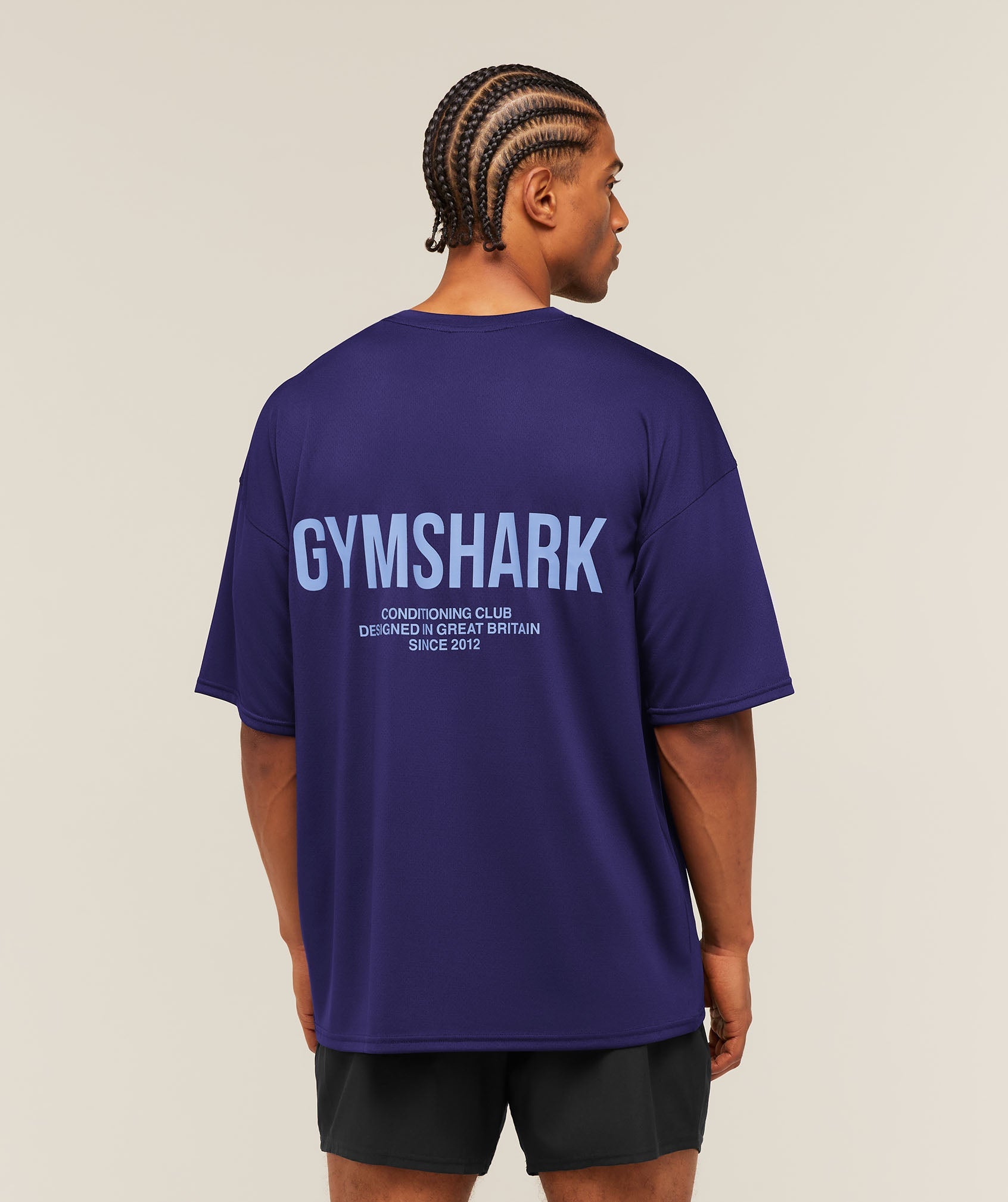 Gymshark Conditioning Club Oversized T-Shirt Indigo Purple