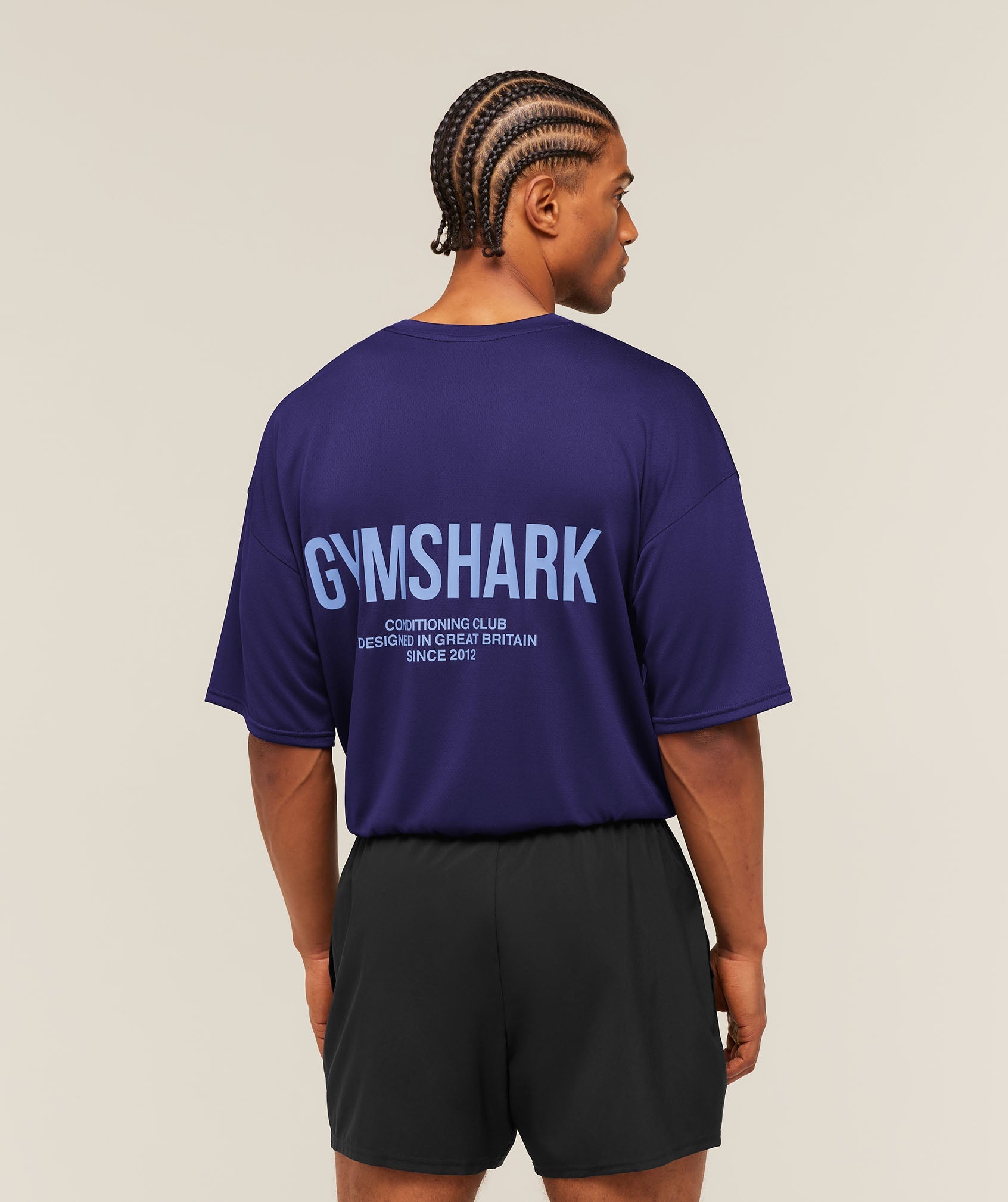 Gymshark Conditioning Club Oversized T-Shirt Indigo Purple