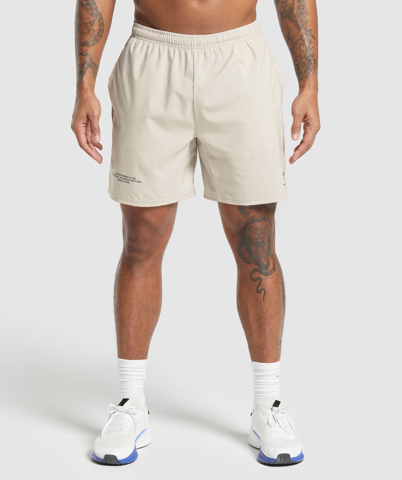 Gymshark Conditioning Club Shorts Pebble Grey