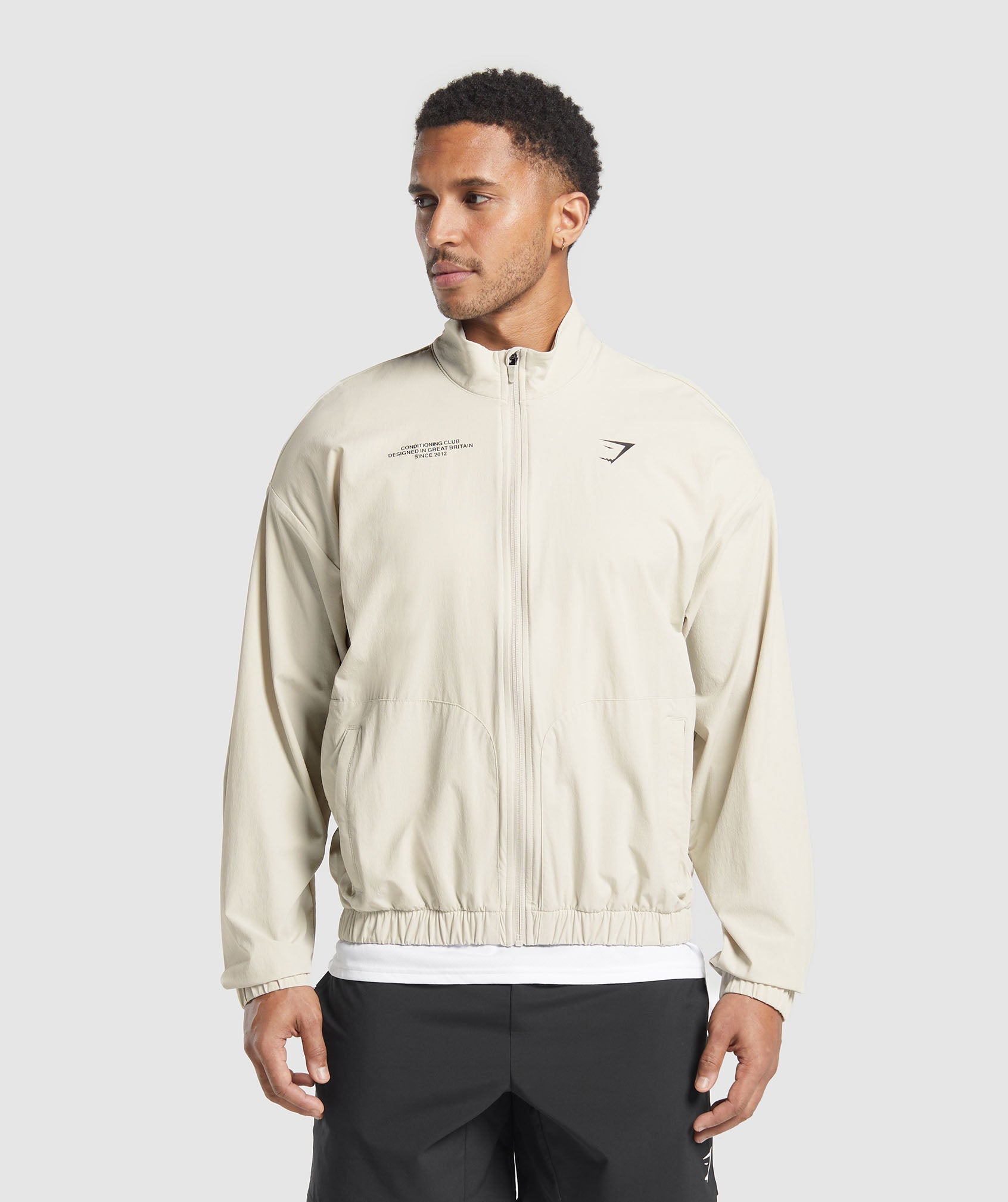 Gymshark Conditioning Club Track Jacket Pebble Grey