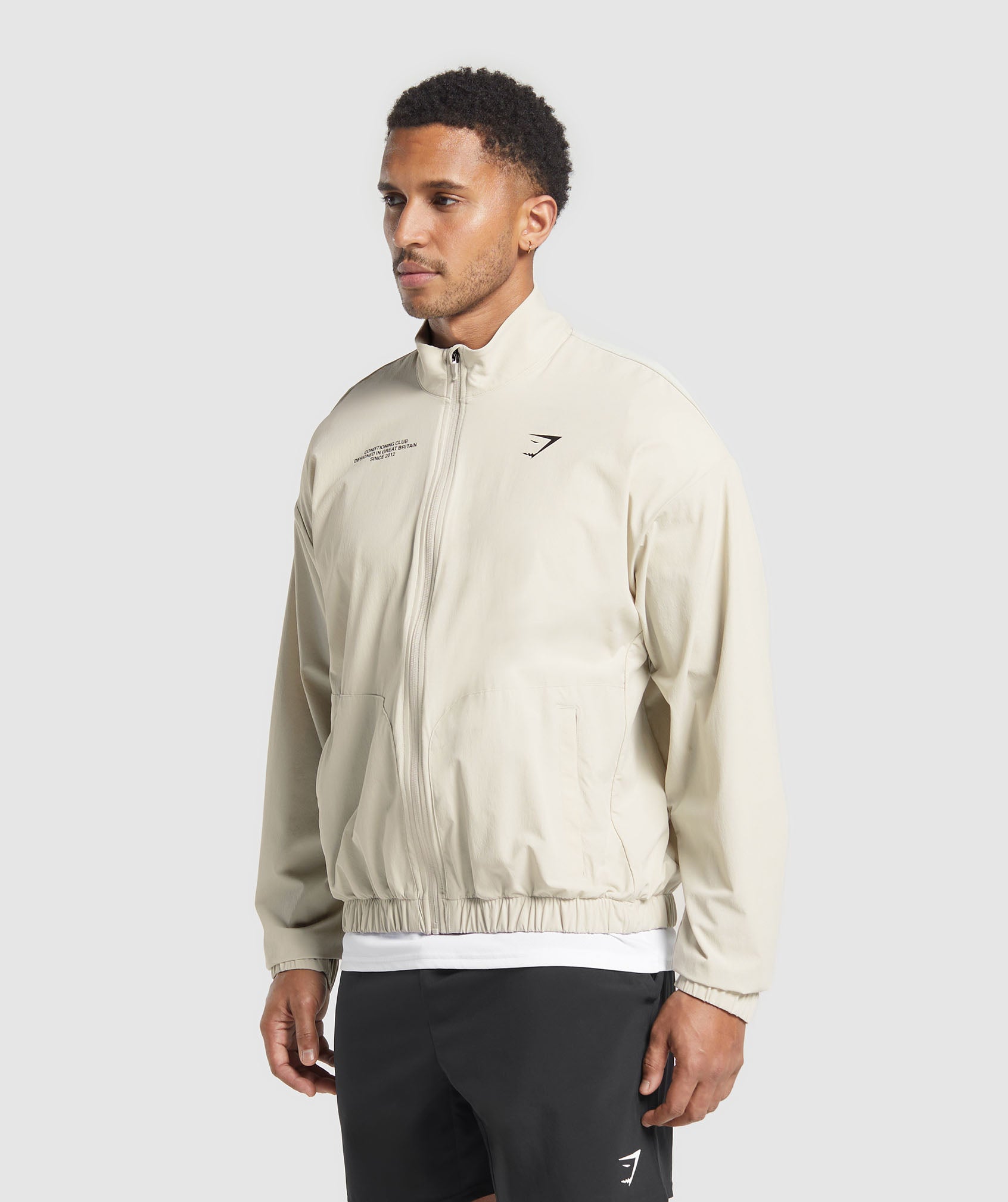 Gymshark Conditioning Club Track Jacket Pebble Grey