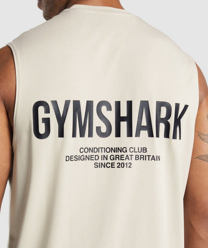 Gymshark Conditioning Club Tank Pebble Grey