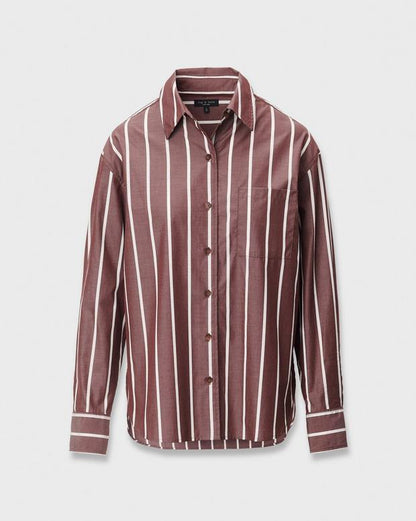 Rag & Bone Connie Striped Poplin Shirt