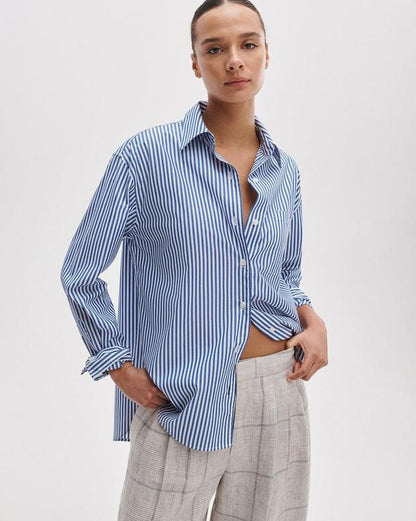 Rag & Bone Connie Striped Poplin Shirt