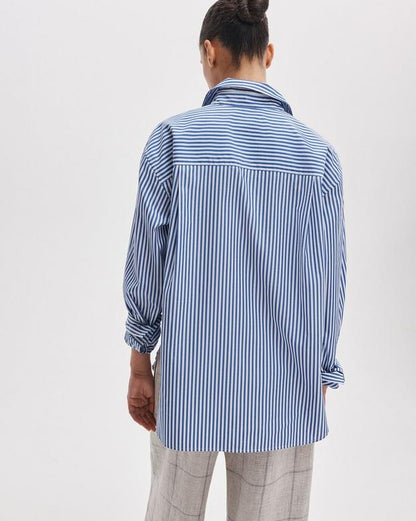 Rag & Bone Connie Striped Poplin Shirt