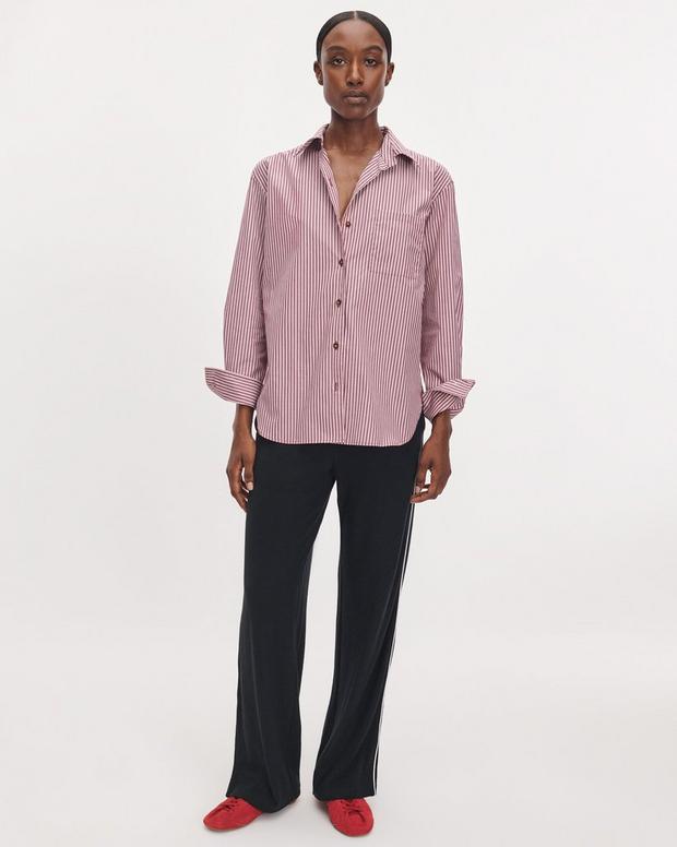 Rag & Bone Connie Striped Poplin Shirt