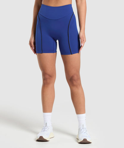 Women's Gymshark Contour Shorts Wave Blue