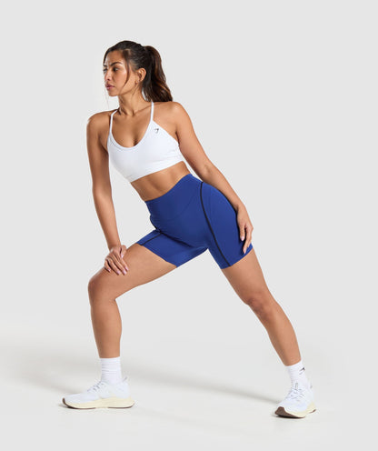 Women's Gymshark Contour Shorts Wave Blue