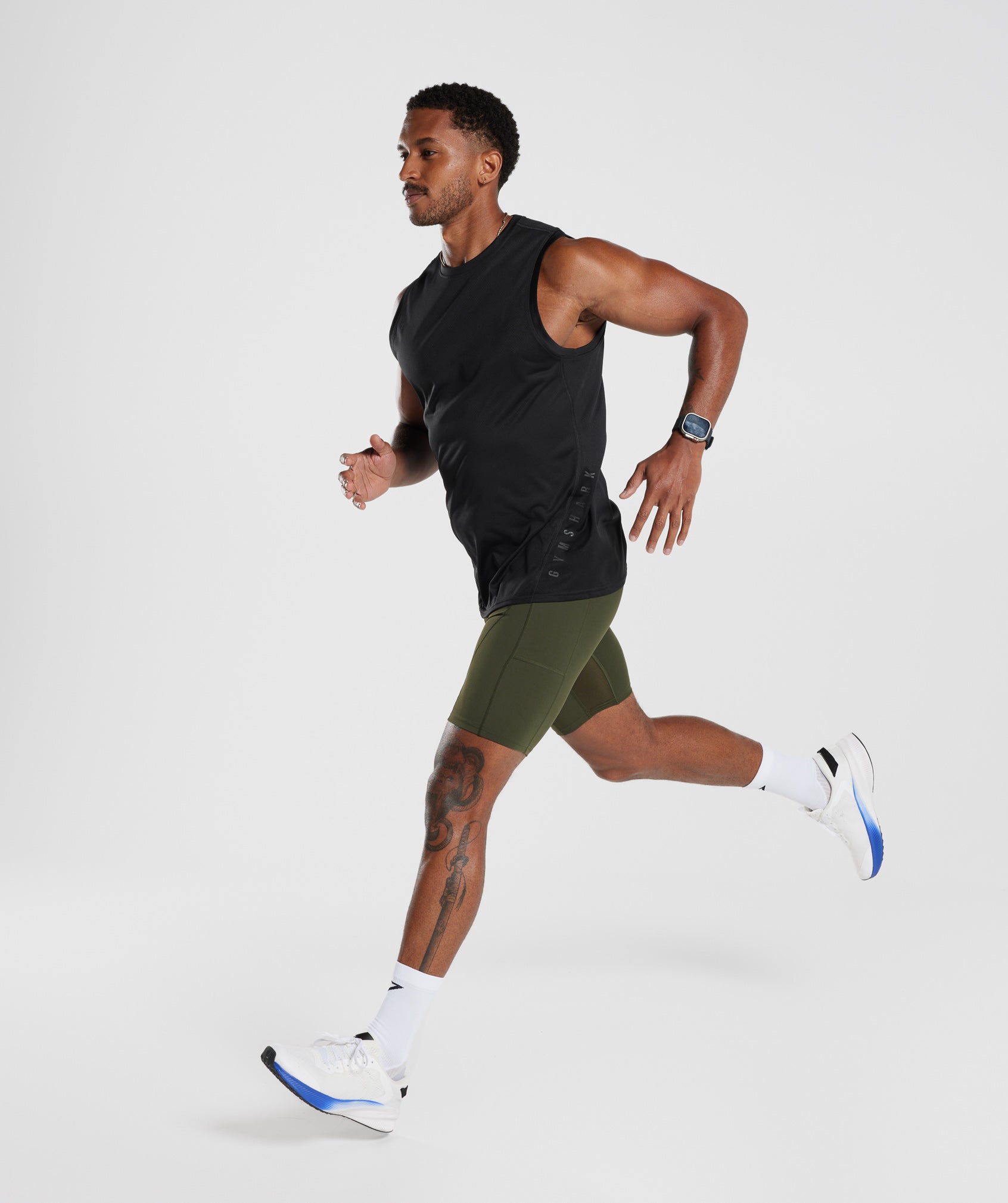 Gymshark Control Baselayer Shorts Winter Olive